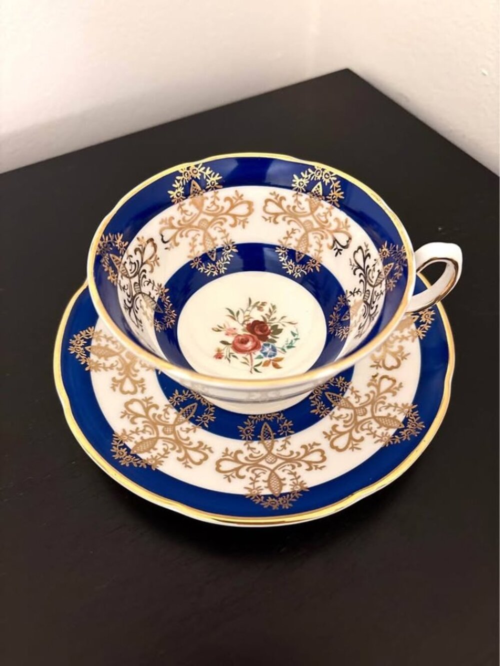 Vintage Tea Cup - Royal Grafton Fine Bone China Signed 9259